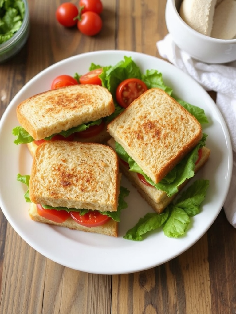 Easy Homemade Simple Sandwiches Delight