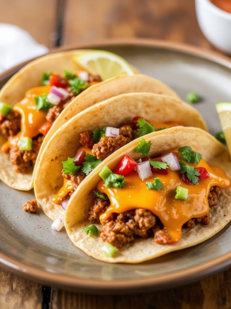 Cheeseburger Tacos Recipe Delightful Flavor Mashup