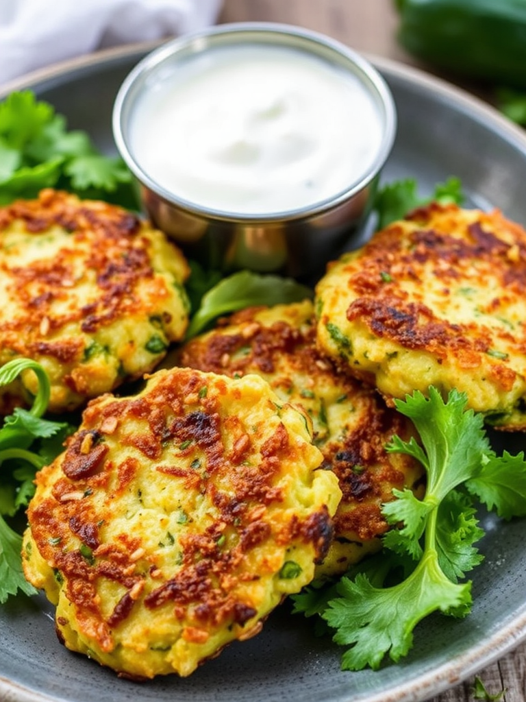 Crispy Zucchini Fritters Recipe Delight