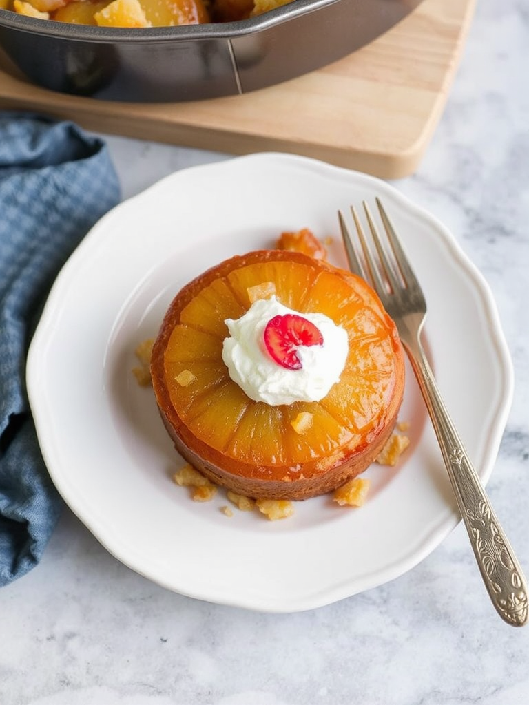 Crushed Pineapple Upside-Down Cake Delight