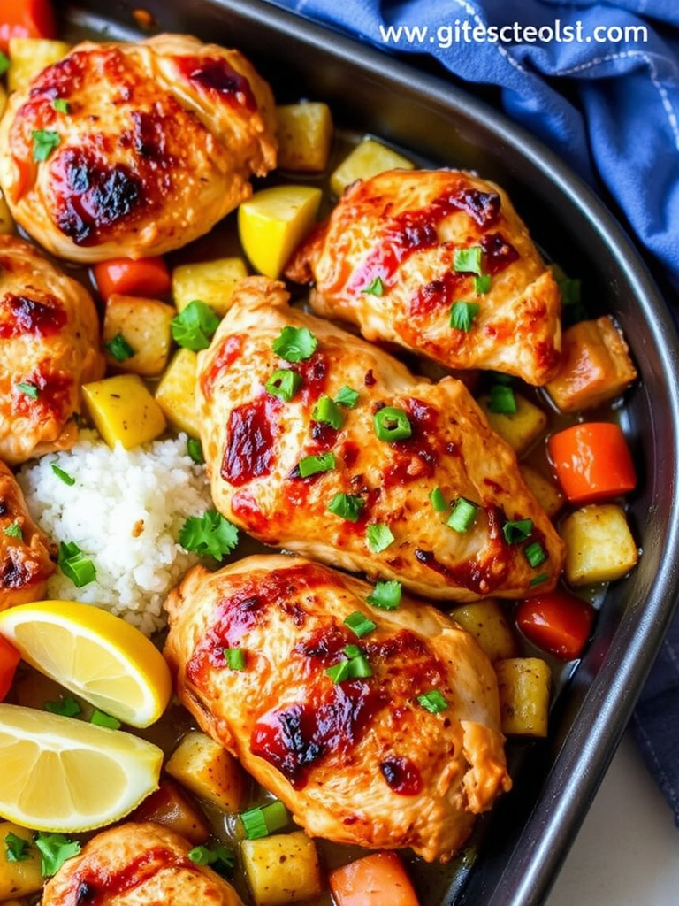 Hawaiian Sheet Pan Chicken Easy Recipe Delight