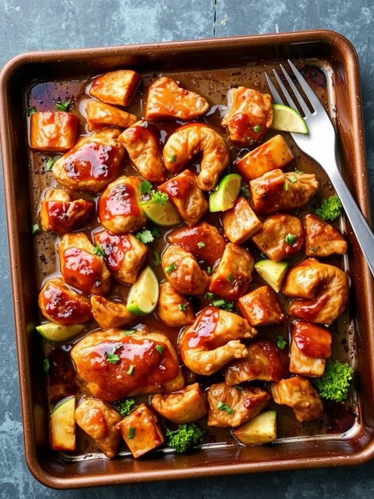 Quick Sheet Pan Hawaiian Chicken Teriyaki Ideas