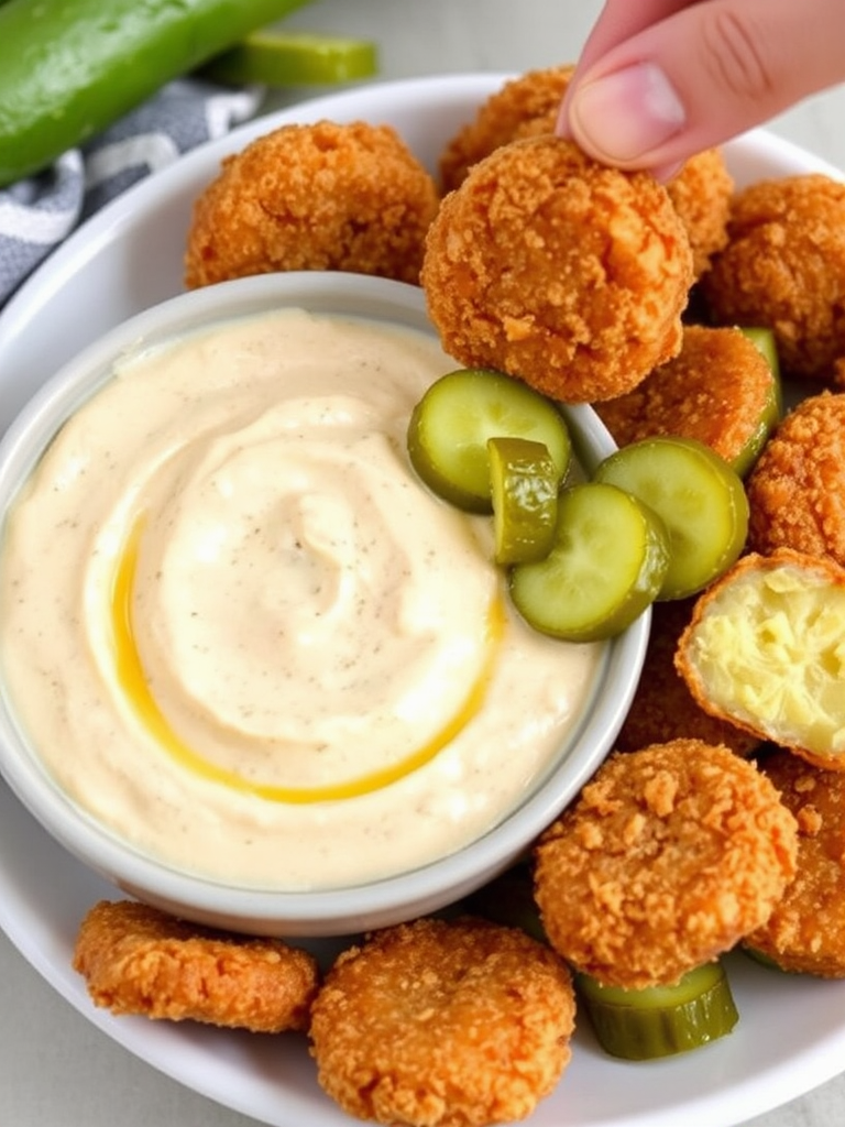 Tasty Fried Pickle Dip Delight Recipe