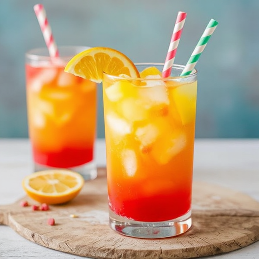 Vibrant Rainbow Soda Drink Recipe Ideas