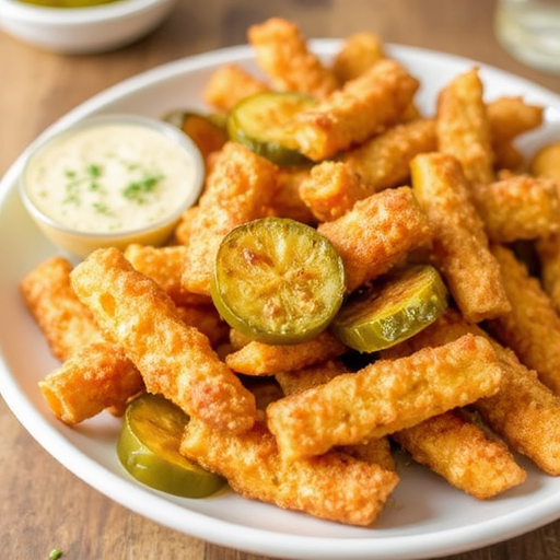 Crispy Pickle Fries Recipe Easy Appetizer Idea for Parties