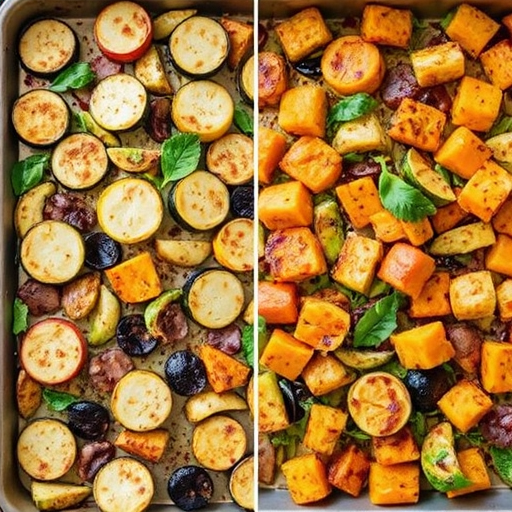 Easy Fall Sheet Pan Meals with Zucchini and Pumpkin Recipes