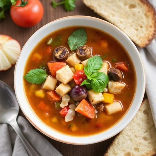 Healthy Minestrone Soup Recipe for January Meals
