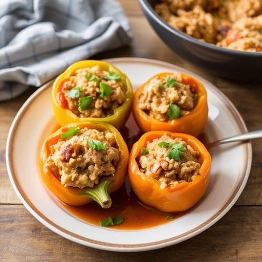 Healthy Stuffed Peppers Recipe for January Meals