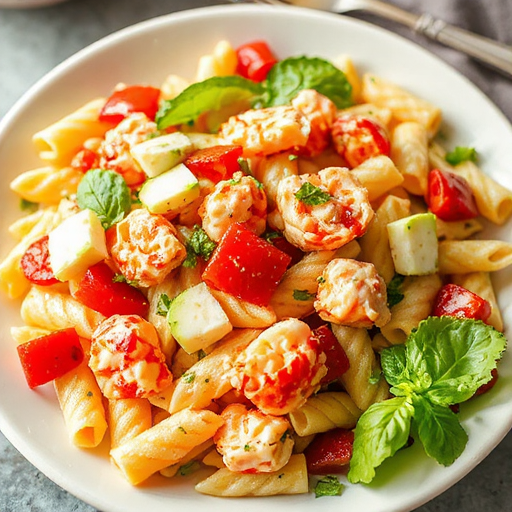Lobster Roll Pasta Salad Recipe Fresh Summer Flavor Quick Easy Meal Idea