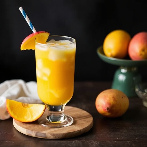 Refreshing Mango Ginger Float Recipe for Summer Bliss | Easy DIY Beverage Idea