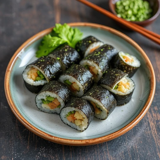 Seaweed Snack Sushi Rolls Recipe Quick Healthy Ideas Asian-Inspired Party Appetizer