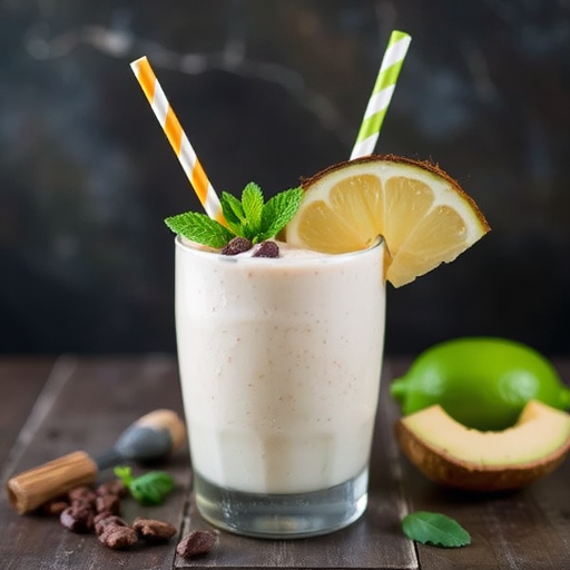 Tropical Coconut Smoothie Recipe Refreshing Summer Drink Idea