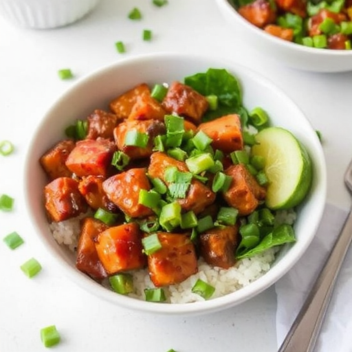 BBQ Chicken Sweet Potato Bowl