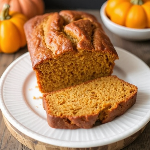 Easy Spiced Pumpkin Bread
