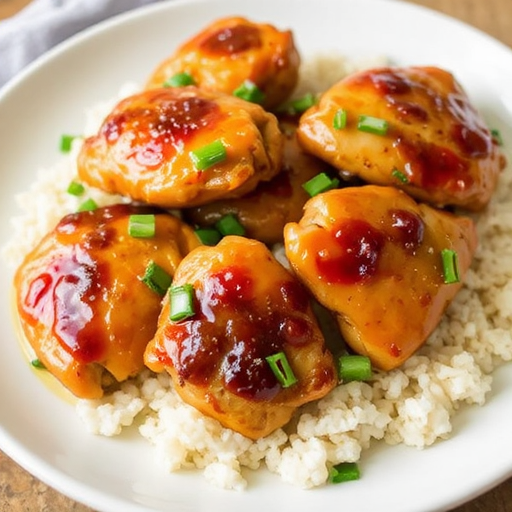 Honey Garlic Chicken Thighs