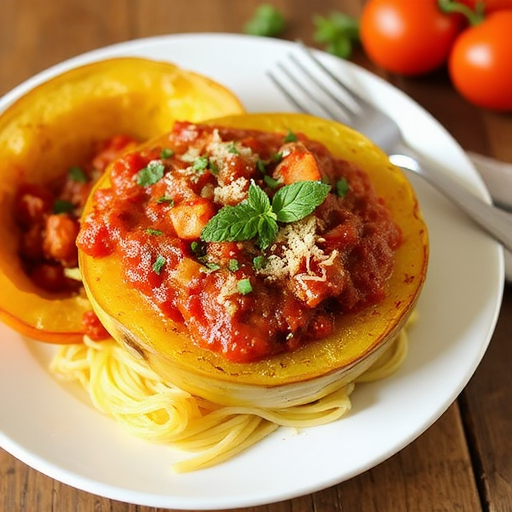 Spaghetti Squash with Marinara