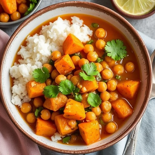 Sweet Potato and Chickpea Curry